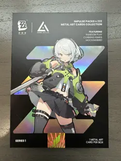 SILVER Zenless Zone Zero ANBY DEMARA Metal Art Card ZZZ Anime Impulse Series 1 - Image 4