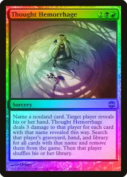 Thought Hemorrhage FOIL Alara Reborn PLD Black Red Rare MAGIC CARD ABUGames - Image 1