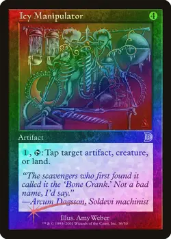 Icy Manipulator FOIL Deckmasters HEAVILY PLD Artifact Uncommon MTG CARD ABUGames - Image 1