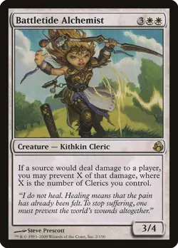 Battletide Alchemist Morningtide PLD White Rare MAGIC GATHERING CARD ABUGames - Image 1