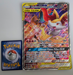 JUMBO Charizard & Braixen GX SM230 Sun & Moon Black Star Promo Pokemon Card - Image 3