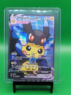 Pikachu X MCharizard-X - Pokemon Cosplay Card Holo - Image 1