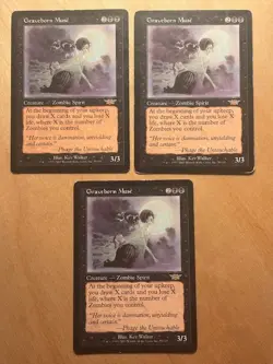 MTG Magic the Gathering 1x Graveborn Muse Legions MP/HP - Image 1