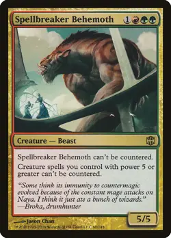 Spellbreaker Behemoth Alara Reborn NM Red Green Rare MAGIC MTG CARD ABUGames - Image 1