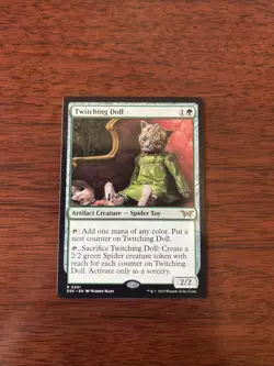 Magic The Gathering Twitching Doll 201 Rare Duskmourn: House of Horror NM - Image 1