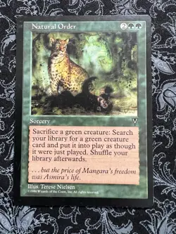 Natural Order - Visions Magic the Gathering MTG - Image 1