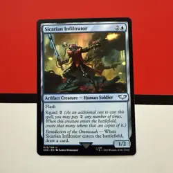 Magic: The Gathering Sicarian Infiltrator U 40K 025/168 NM - Image 1