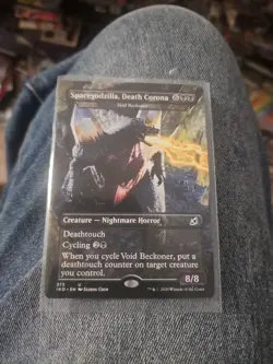 {1x} Spacegodzilla Death Corona [Borderless] Regular NM MTG Ikoria *Startropic* - Image 1