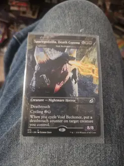 {1x} Spacegodzilla Death Corona [Borderless] Regular NM MTG Ikoria *Startropic* - Image 2