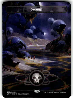 Swamp (237) (Borderless) Unfinity Regular MTG - Image 1