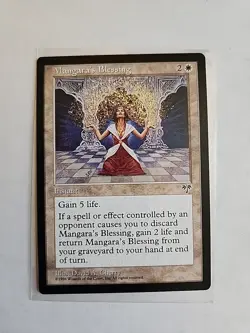 Mangara's Blessing - Mirage - MTG Magic - Uncommon - White Instant - Image 1