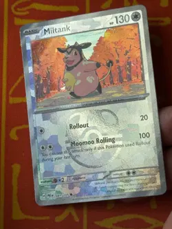 POKEMON TCG MILTANK 081/131 MASTERBALL HOLO RARE NM PRISMATIC EVOLUTIONS - Image 3