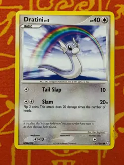 POKEMON TCG DRATINI 91/146 NON HOLO COMMON LIGHT PLAY LEGENDS AWAKENED - Image 1