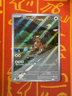 POKEMON TCG KANGASKHAN 204/182 HOLO ILLUSTRATION RARE NM DESTINED RIVALS - Image 1