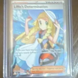 The Pokemon Company Lillie's Determination 169/132 Trainer Ultra Rare Holo - Image 1