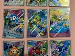 Pokemon First Partner Illustration Collection Promos FULL SET 9x Cards Near Mint - Image 2