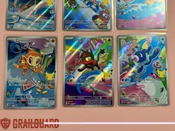 Pokemon First Partner Illustration Collection Promos FULL SET 9x Cards Near Mint - Image 4