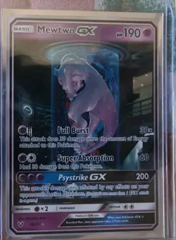 💎MEWTWO GX 78/73 SHINING LEGENDS HOLO RARE POKEMON TCG TEST TUBE MEWTWO💎 - Image 4