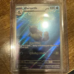WARTORTLE #171 SCARLET & VIOLET 151 HOLO ILLUSTRATION RARE 171/165 POKEMON TCG - Image 4