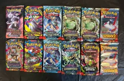 Pokemon TCG Booster Pack Lot x12 Packs Sealed New Surging Sparks And More! - Image 1