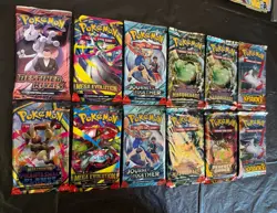 Pokemon TCG Booster Pack Lot x12 Packs Sealed New Surging Sparks And More! - Image 3