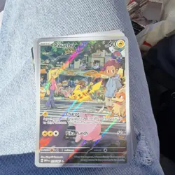 Pokemon TCG 2023 Pikachu Holo Card 173/165 Lot English Standard - Image 1