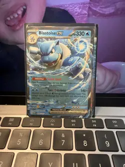 Blastoise ex 151 Ultra Rare Pokemon TCG 009/165 Scarlet & Violet - Image 1
