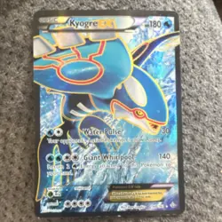Pokemon TCG Kyogre EX Full Art Holo Rare Aqua XY Primal Clash 148/160 180 HP - Image 1