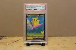 2021 POKEMON CELEBRATIONS #008 SURFING PIKACHU V PSA 9 - Image 1