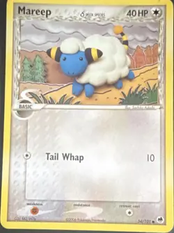 The Pokemon Company Mareep 54/101 Dragon Frontiers Common Regular Basic 40 HP 2… - Image 1