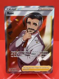 2020 Pokemon Rose Darkness Ablaze 189/189 FULL ART HOLO - NM - Image 1