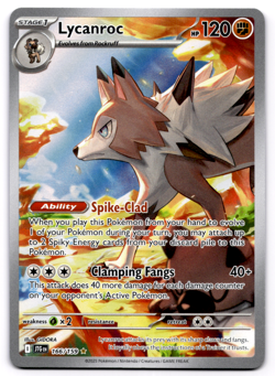 Lycanroc 166/159 Full Art Illustration Rare Journey Together Pokemon TCG - Mint - Image 1