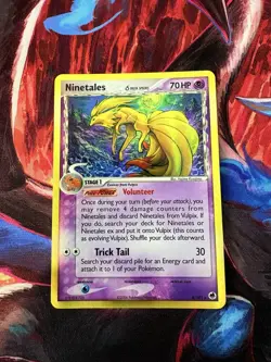 Ninetales Delta Species 8/101 Holo Rare 2006 EX Dragon Frontiers Pokemon TCG - Image 1