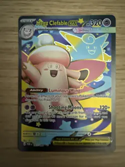 2026 Pokemon Perfect Order Mega Clefable Ex 103/088 Secret Rare - Image 1