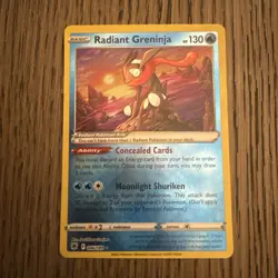 2022 Pokemon SWSH Astral Radiance Radiant Greninja #046/189 - Image 1