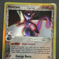 The Pokemon Company Mewtwo Delta Species 12/113 Holo Rare 70 HP Pokemon TCG - Image 2
