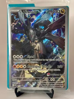 Pokemon N's Zekrom 031 Mega Evolution PC Promo Pokemon Center Stamped Sealed - Image 1