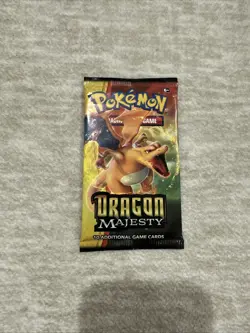 Pokemon Dragon Majesty Booster Pack Factory Sealed Charizard Art - Image 1