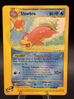 Pokemon Slowbro Rare Aquapolis 33/147 Regular 2002 English NM PACK FRESH - Image 1