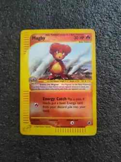 2002 Pokemon Expedition #17 Magby Reverse Foil - Image 1