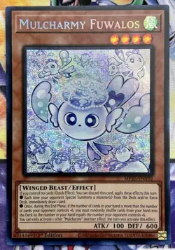 Mulcharmy Fuwalos - MP25-EN102 - Prismatic Secret Rare - 1st Ed Yu-Gi-Oh Card - Image 1