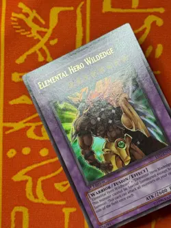 YUGIOH ELEMENTAL HERO WILDEDGE ULTRA RARE 1ST EDITION NM EEN-EN035 - Image 3