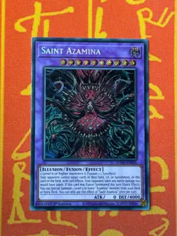 YUGIOH SAINT AZAMINA SECRET RARE 1ST EDITION NM SUDA-EN036 - Image 1