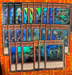 YUGIOH MERMAIL/ATLANTEAN DECK SET CORE NEPTABYSS SUPER RARE RA03/RA04 NM AS SEEN - Image 1