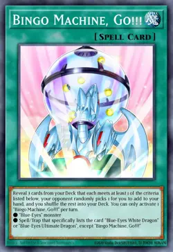 Bingo Machine, Go!!! Yu-Gi-Oh! RA02-EN062 Super Rare - Image 1