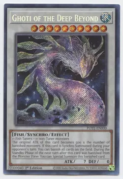 Ghoti of the Deep Beyond Yu-Gi-Oh! POTE-EN000 1st Secret Rare - Image 1