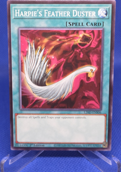 Yu-Gi-Oh! Harpie's Feather Duster 1st Edition L26D-ENS06 NEAR MINT - Image 1