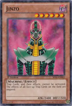 1x (HP) Jinzo - BP01-EN003 - Starfoil Rare - 1st Edition YuGiOh - Image 1