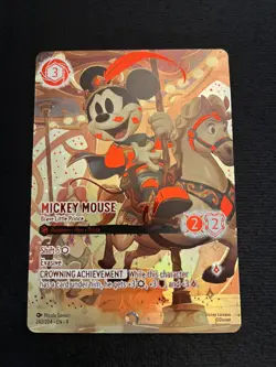 Mickey Mouse Brave Little Prince English 242/204 Iconic Disney Lorcana Fabled EN - Image 1
