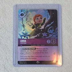 Disney Anna-Little Sister Foil Character First Chapter 209/204 Lorcana TCG - Image 3